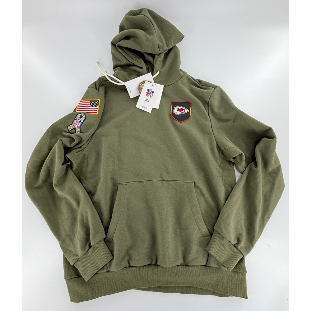 Kansas City Chiefs Nike Salute to Service Sideline Standard Issue Hoodie Medium